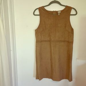 Kensie Shift Dress- light brown/tan